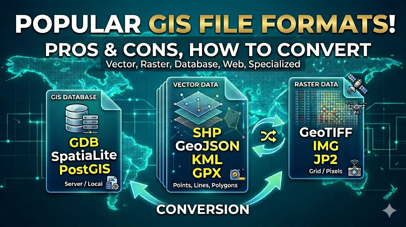 Common GIS file formats explained