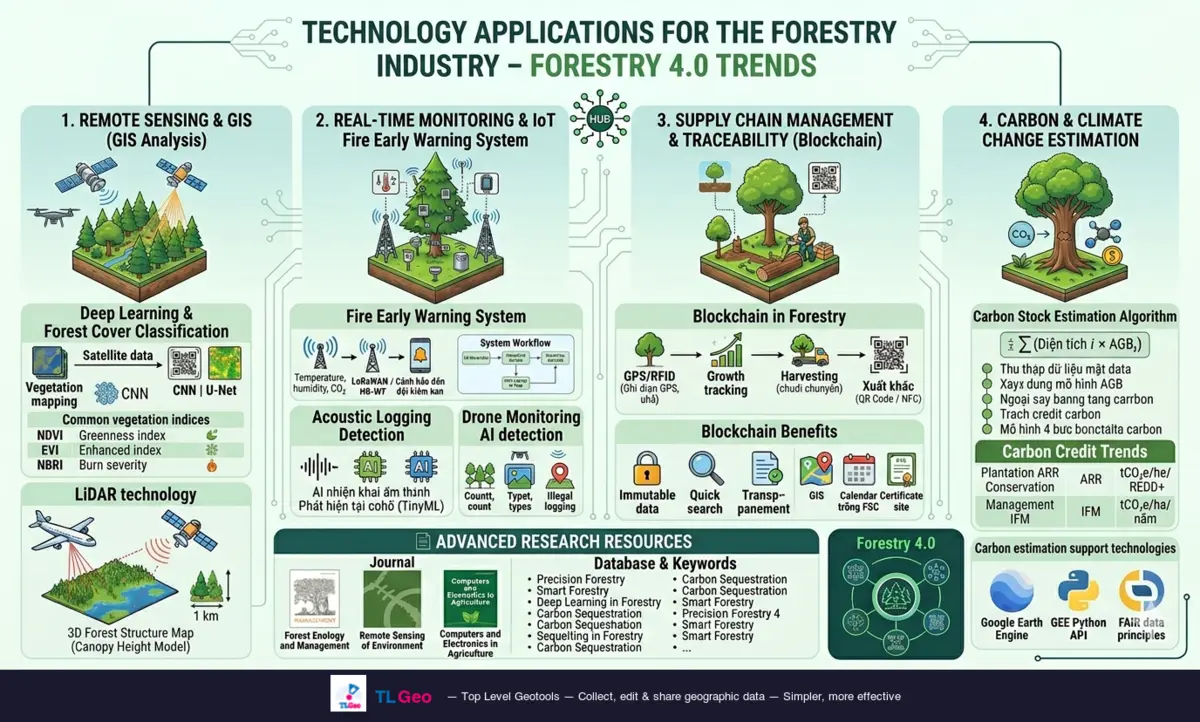 Technology applications for forestry — Forestry 4.0