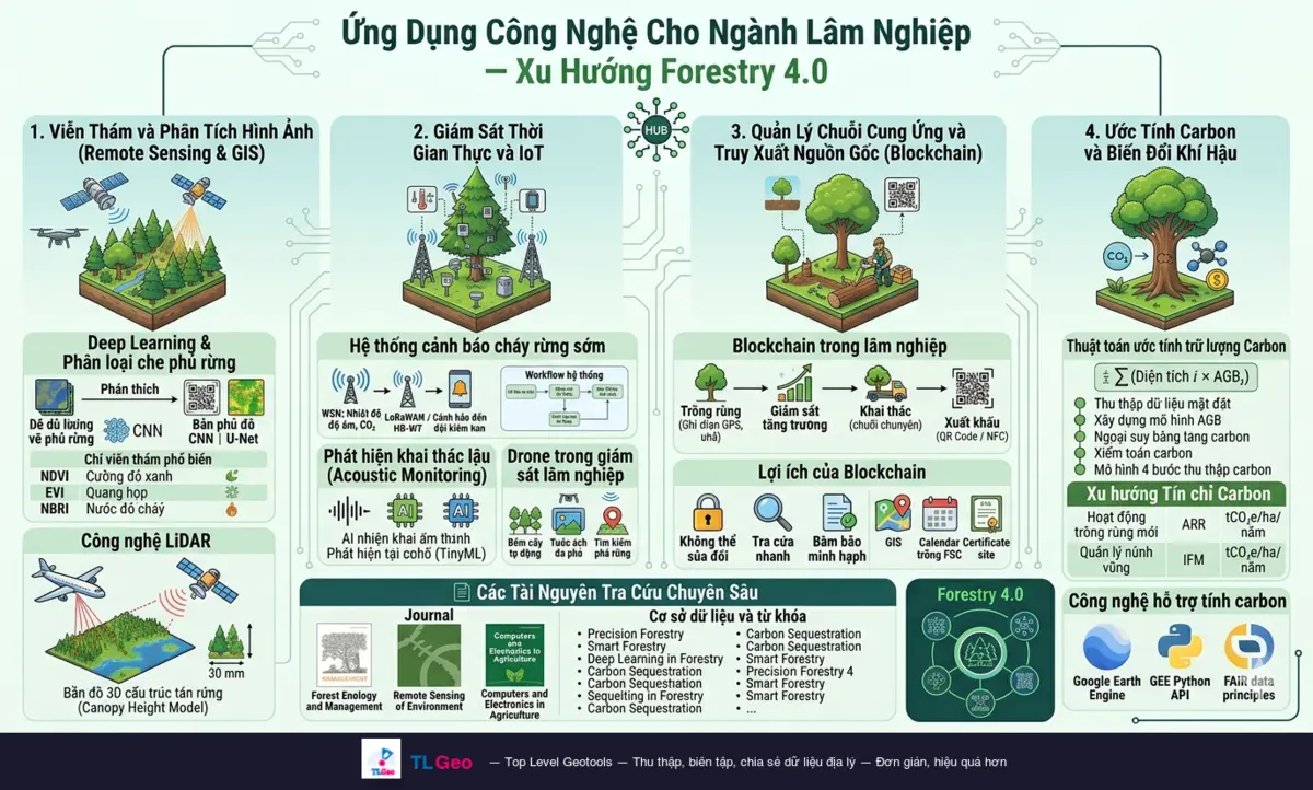 Ứng dụng công nghệ cho ngành lâm nghiệp — Forestry 4.0