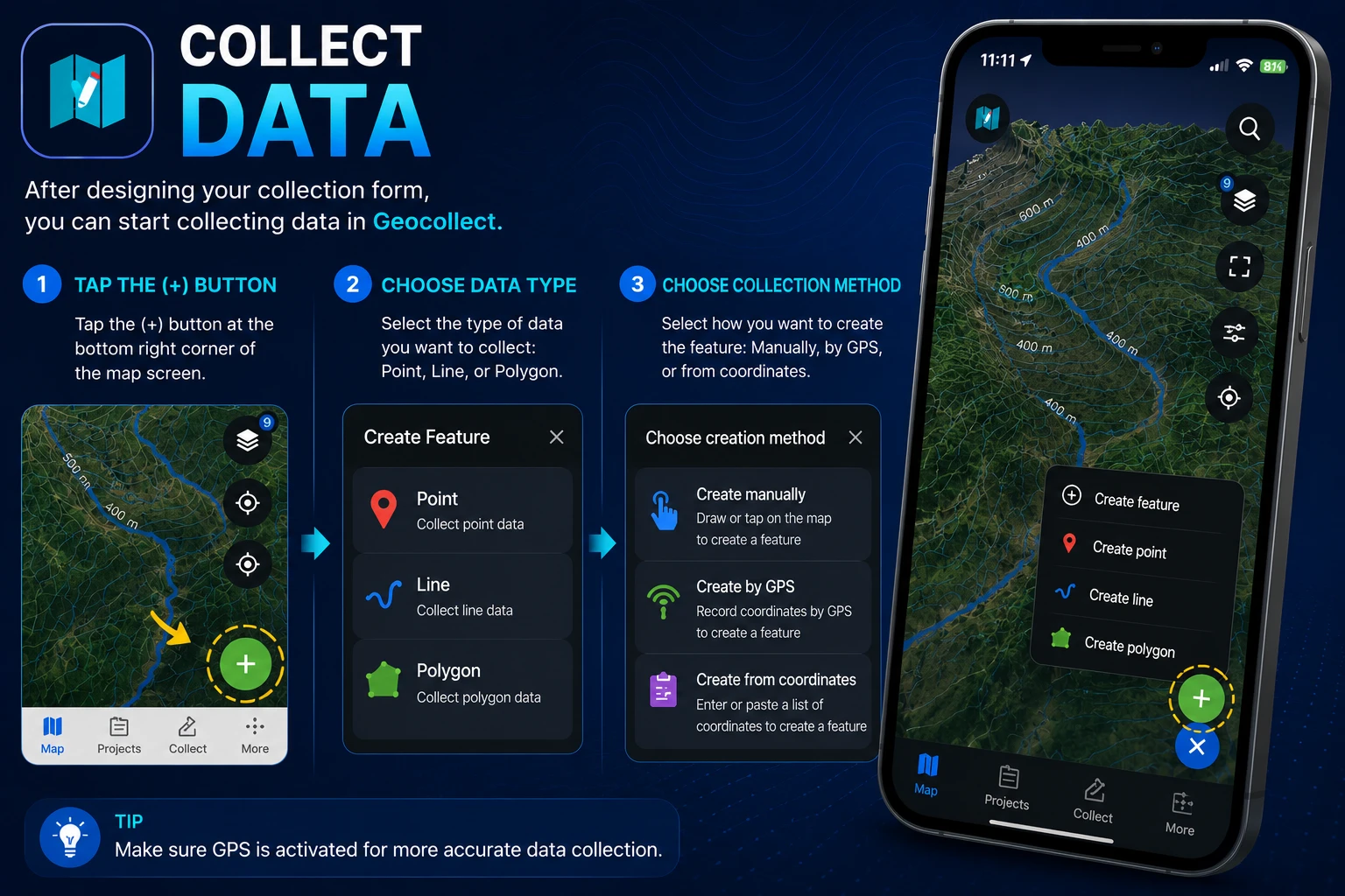 Data Collection with Geocollect