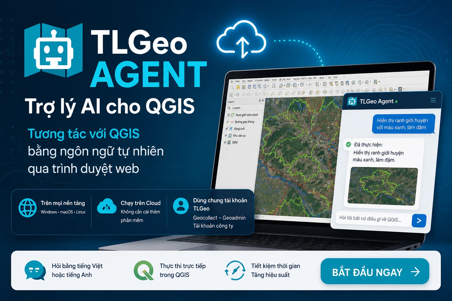 TLGeo Agent - Trợ lý AI cho QGIS